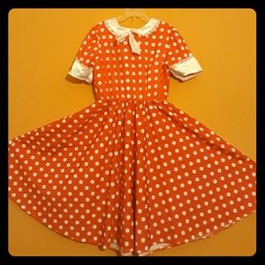 Red Polkadot Minnie Mouse Dress
